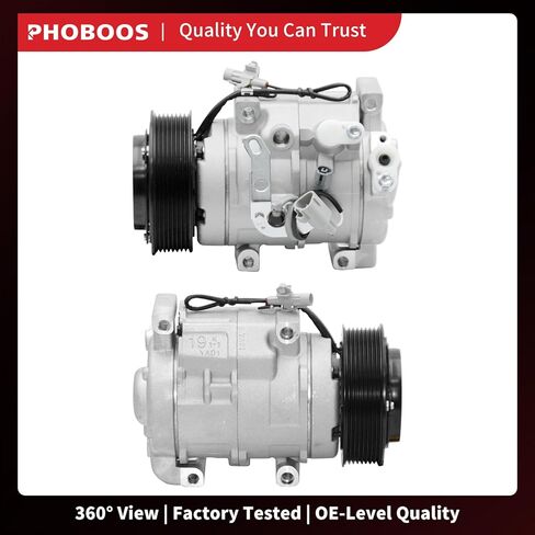 ضاغط تكييف الهواء PHOBOOS مع قابض متوافق مع Toyota Sequoia 2008-2022، Land Cruiser 2008-2011 2013-2021 وLexus GX460 2010-2023، LX570 2008-2011 2013-2020، Ref.CO29109C in Kuwait