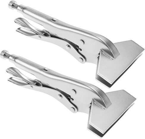 QWORK Locking Sheet Metal Clamp, 2 Pack 8 Inch Alloy Steel Welding Plier, Sheet Metal Grip Tool in Kuwait