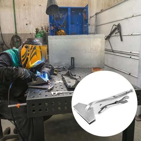 QWORK Locking Sheet Metal Clamp, 2 Pack 8 Inch Alloy Steel Welding Plier, Sheet Metal Grip Tool in Kuwait