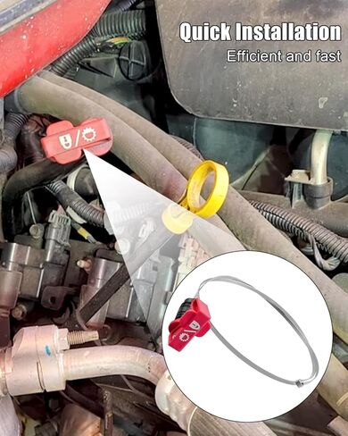 Transmission Dipstick Fit for Chevrolet Avalanche Suburban1500 2500 Silverado 3500 GMC Sierra Yukon Cadillac Escalade 2006-2013 Replace 917478 15791230 in Kuwait