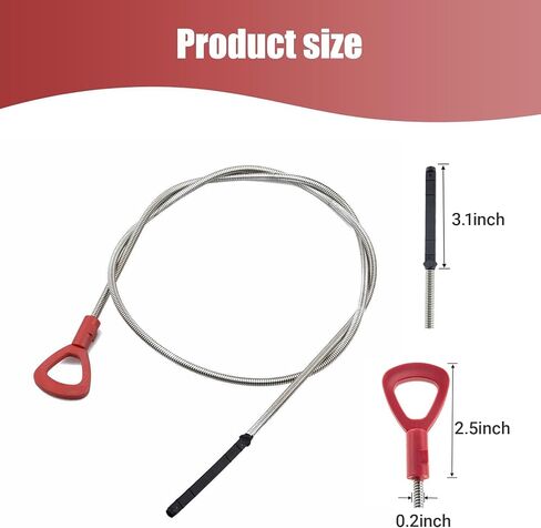 1220mm Transmission Dipstick Compatible with W140 W220 W202 W211 W203 W204 W163 R12 R170, 48" Flexible Transmission Fluid Oil Level Dipstick for 722.6, Replaces OEM 140589152100 in Kuwait