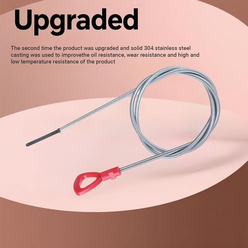 1220mm Transmission Dipstick Compatible with W140 W220 W202 W211 W203 W204 W163 R12 R170, 48" Flexible Transmission Fluid Oil Level Dipstick for 722.6, Replaces OEM 140589152100 in Kuwait