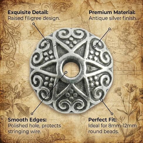 360 Pcs Bead Caps Antique Silver Filigree Metal Alloy Flower Cup Shapes for Bracelet Necklace Earring Jewelry Making in Saudi Arabia