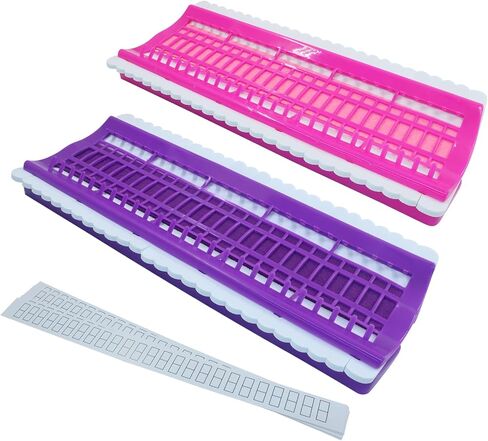 Kemcatui 2 Pack Floss Organizer Embroidery 30 Positions, Thread Organizers with Plastic and Foam Construction for Cross Stitch Projects, Included Replaceable Paper Card Sewing Needle in Kuwait
