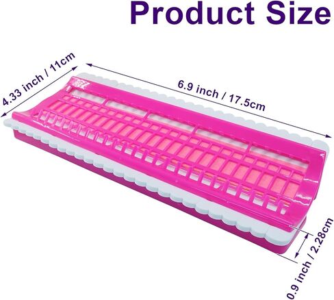 Kemcatui 2 Pack Floss Organizer Embroidery 30 Positions, Thread Organizers with Plastic and Foam Construction for Cross Stitch Projects, Included Replaceable Paper Card Sewing Needle in Kuwait