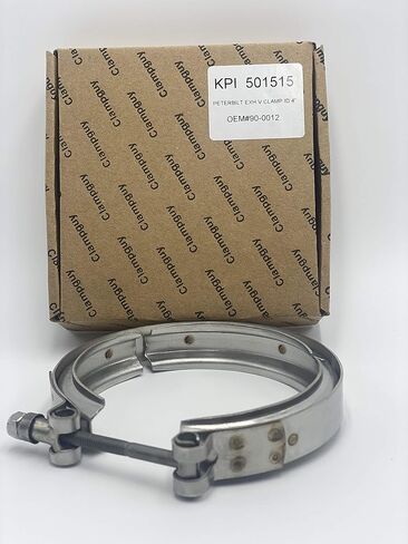 AFTERMARKET V CLAMP COMPATIBLE FOR PETERBILT EXH V CLAMP ID 4 INCH ID (OEM # 90-0012) in Saudi Arabia