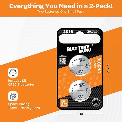 Car Key Battery for Toyota Yaris (2006-2019 Yaris Key Fob Batteries CR2016 3V Pack of 2) in Saudi Arabia