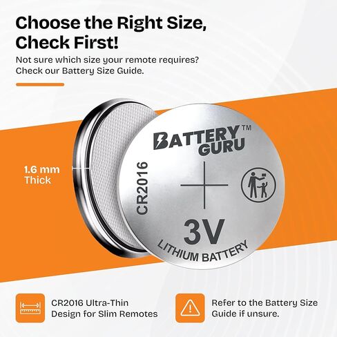 Car Key Battery for Toyota Yaris (2006-2019 Yaris Key Fob Batteries CR2016 3V Pack of 2) in Saudi Arabia