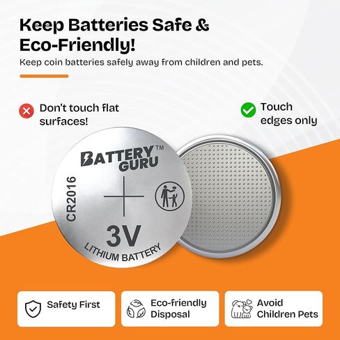 Car Key Battery for Toyota Yaris (2006-2019 Yaris Key Fob Batteries CR2016 3V Pack of 2) in Saudi Arabia