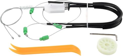 Front Driver Window Regulator Repair Kit Compatible with Chevrolet Corvette C6 2005 2006 2007 2008 2009 2010 2011 2012 2013 Front Left Driver Side Fixes Sticking/Slow in Saudi Arabia