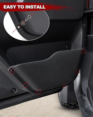 Interior Door Pockets for Polaris Xpedition XP 5/ADV NorthStar 2024 2025 Accessories, Front & Rear Interior Door Inside Storage Box Cup Holder for Xpedition XP5/ADV5 2024+(4PCS) in Kuwait