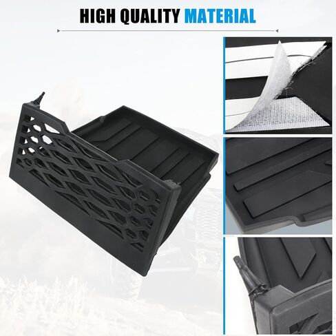 Under Dash Net with Anti-Slip Tray Compatible with 2020-2026 Kawasaki Teryx KRX 1000/2023 KRX4 1000 Accessories Dashboard Storage Place, Replace #99994-1340 in Saudi Arabia