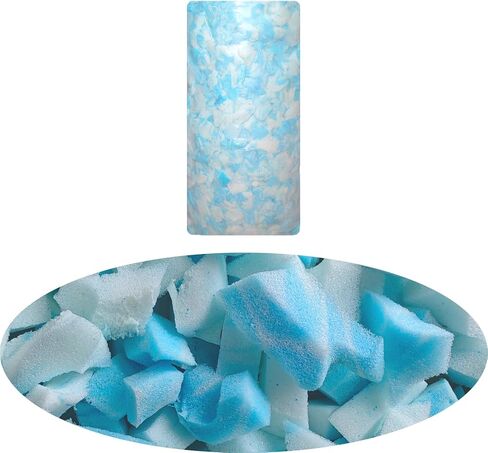 Bean Bag Filler, 10 Pounds Comfortable and Soft Shredded Memory Foam Filling Without Gel, Premium Random Colors BeanBag Stuffing for Various Pillows/Punching Bag/Couch Cushions/Pouf/Dog Bed in Kuwait