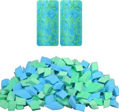 Bean Bag Filler, 10 Pounds Comfortable and Soft Shredded Memory Foam Filling Without Gel, Premium Random Colors BeanBag Stuffing for Various Pillows/Punching Bag/Couch Cushions/Pouf/Dog Bed in Kuwait