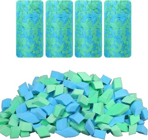 Bean Bag Filler, 10 Pounds Comfortable and Soft Shredded Memory Foam Filling Without Gel, Premium Random Colors BeanBag Stuffing for Various Pillows/Punching Bag/Couch Cushions/Pouf/Dog Bed in Kuwait