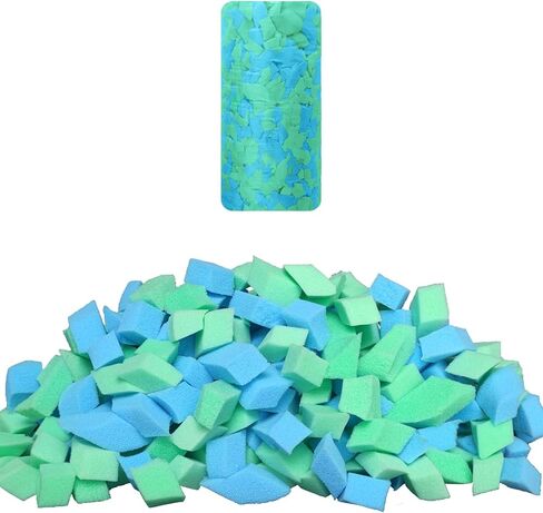Bean Bag Filler, 10 Pounds Comfortable and Soft Shredded Memory Foam Filling Without Gel, Premium Random Colors BeanBag Stuffing for Various Pillows/Punching Bag/Couch Cushions/Pouf/Dog Bed in Kuwait