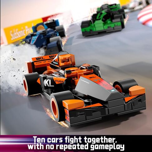 F1 Racing Car Building Block, F1 Speed Champions Toy,732 Pcs Model Car Kit, 10 Pack-Building Sets for Kids, Boys & Girls, Adults, Home Decor or Play, Gift Ideas for Birthdays, Christmas in Saudi Arabia