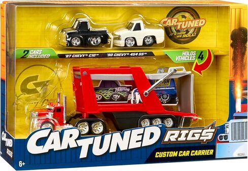 CarTuned Rig$ Car Carrier with 2 GM Cars, 87 Chevy C10 & 90 Chevy 454 SS in Kuwait
