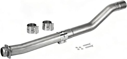 1pc Stainless Steel Exhaust Pipe Kit for 2003-2007 Ford F250 F350 6.0L 3.5" Powerstroke Diesel in Kuwait