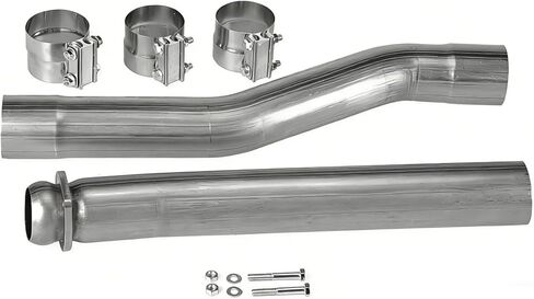 1pc Stainless Steel Exhaust Pipe Kit for 2003-2007 Ford F250 F350 6.0L 3.5" Powerstroke Diesel in Kuwait
