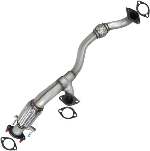 Exhaust Front Flex Y Pipe Compatible for 2011-2013 Kia Sorento 3.5L | Stainless Steel | Northeastern Exhaust | Free Gaskets Included | Automotive Replacement Part | Direct-Fit in Kuwait