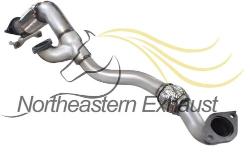 Exhaust Front Flex Y Pipe Compatible for 2011-2013 Kia Sorento 3.5L | Stainless Steel | Northeastern Exhaust | Free Gaskets Included | Automotive Replacement Part | Direct-Fit in Kuwait