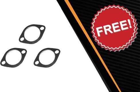 Exhaust Front Flex Y Pipe Compatible for 2011-2013 Kia Sorento 3.5L | Stainless Steel | Northeastern Exhaust | Free Gaskets Included | Automotive Replacement Part | Direct-Fit in Kuwait