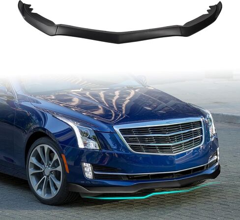 Front Bumper Lip Compatible with 2015 2016 2017 2018 for Cadillac ATS Coupe Base/Luxury 2015-2018 for Cadillac ATS Sedan Base/Luxury 2015-2016 for ATS Coupe Premium Glossy Black Front Lip in Saudi Arabia