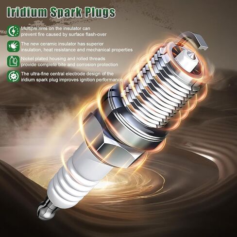 4PCS Ignition Coil Pack and Spark Plugs Set Compatible with Nissan Altima 07-18 L4 2.5L, for Cube 09-14 L4 1.8L, for Infiniti Q70 14-19 V8 5.6L, for FX50 09-13 V8 5.0L Replacement UF549 & 9029 in Saudi Arabia