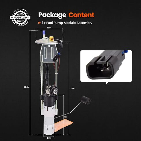 2520674 Fuel Pump Module Assembly Compatible with Polaris Ranger 500 2009-2013, Ranger 700 2006-2009, Ranger 800/Crew 800 2010, Electric Fuel Pump Fix Hard Starts & Sputtering in Kuwait