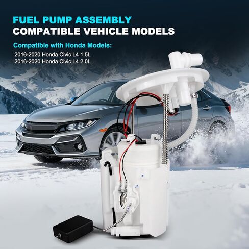 OTO-K Electric Fuel Pump Module Assembly Compatible with Honda Civic 2016-2020 1.5L 2.0L, Replaces# 17045-TBA-A02 17045-TBA-A03 17045-TBA-A00 17045-TBA-A01 in Saudi Arabia