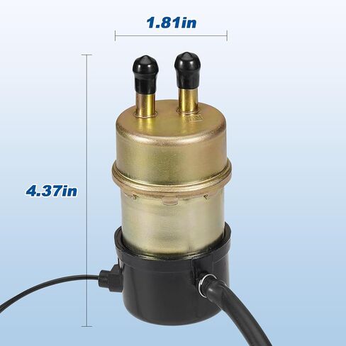 مضخة الوقود الكهربائية 12 فولت لـ Kawasaki Mule 49040-1055 KAF620 3000 3010 3020 2520 2500 2510 1000 (8 مللي متر داخل/مخرج) مع 27034-1053 in Kuwait