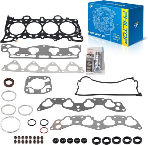 PHILTOP HS9915PT Head Gasket Set Fit for 1996-2000 Civic, 1996-1997 Civic del Sol, Cylinder Head Gasket Kits with Bolts in Saudi Arabia