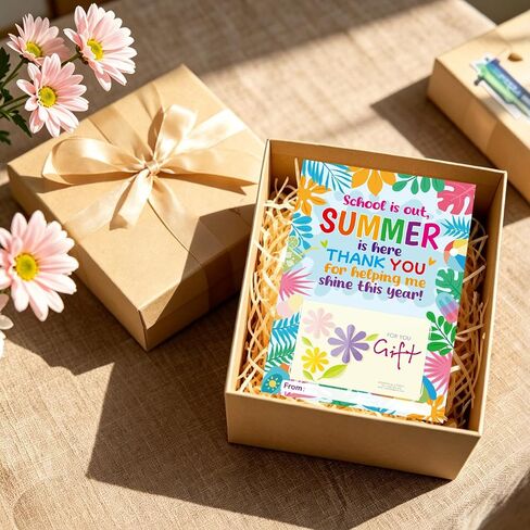 Fancy Land 12 Pcs Teacher Appreciation Gift Card Holders Teacher Appreciation Gifts in Bulk for End of School Year Graduation in Kuwait