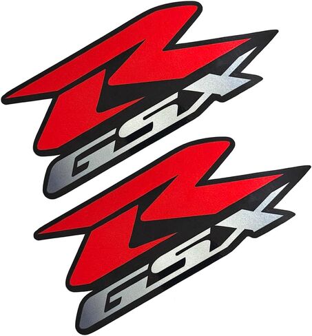 Motorcycle Reflective Flexible Vehicle Sticker Decorative Vinyl Bumper Sticks Gas Fuel Tank Badge Emblem Decals Sticker Compatible with GSXR 600 1000 750 1300 GSX-R in Saudi Arabia