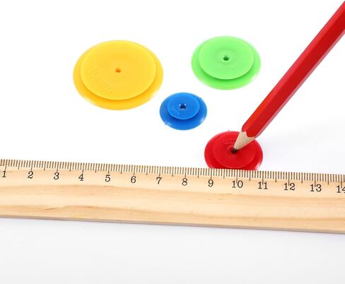 8PCS Seam Marker Tool, Patchwork Tracing Wheel, Circle Sewing Wheel, Circle Sewing Allowance Liner Guider Disc for Scrapbooking DIY Quilting Stitching Craft (4 Sizes) in Kuwait