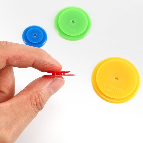 8PCS Seam Marker Tool, Patchwork Tracing Wheel, Circle Sewing Wheel, Circle Sewing Allowance Liner Guider Disc for Scrapbooking DIY Quilting Stitching Craft (4 Sizes) in Kuwait
