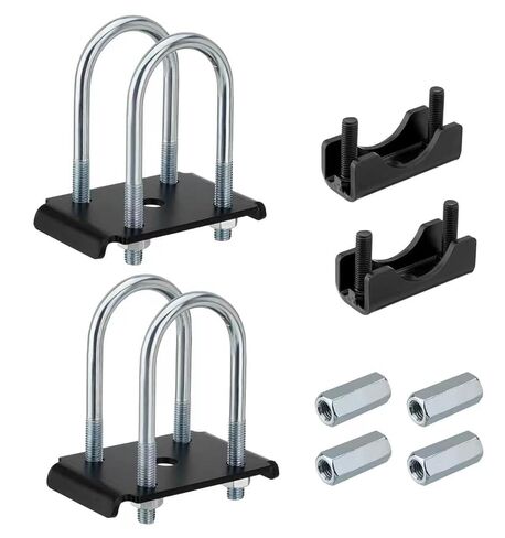 MISFORSPIRT Trailer U Bolt Kit for 2-3/8" Axle – Compatible with Dexter K7138400, 3500LB Heavy Duty U-Bolts, Spring Seats & Tie Plates – Corrosion-Resistant Complete Axle Repair Kit in Saudi Arabia