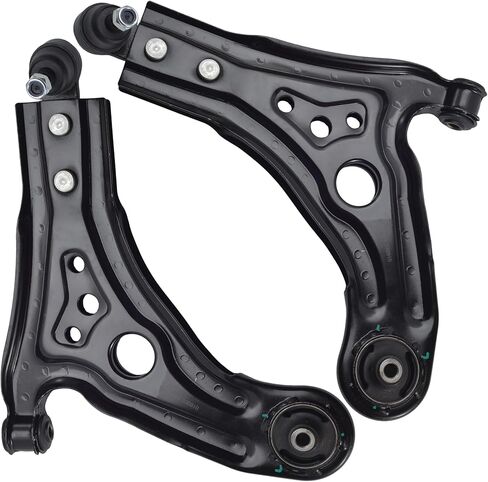طقم ذراع التحكم قطعتان لسيارة Chevy Aveo 5 2004-2011 ولسيارة Pontiac G3 Wave سوزوكي سويفت + 2005-2010، أذرع التحكم السفلية الأمامية مع مجموعة وصلات كروية in Kuwait