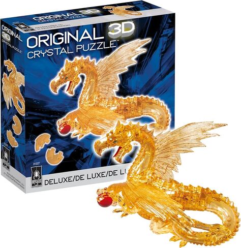 BePuzzled, Dragon Deluxe Original 3D Crystal Puzzle, Collect Them All, for Puzzlers Ages 12 and Up in Saudi Arabia