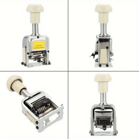 7 Digit Automatic Numbering Machine Self-Inking Number Stamp Manual Number Coding Machine for Office File Invoice Marking in Kuwait