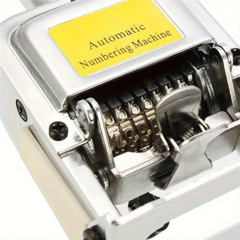 7 Digit Automatic Numbering Machine Self-Inking Number Stamp Manual Number Coding Machine for Office File Invoice Marking in Kuwait