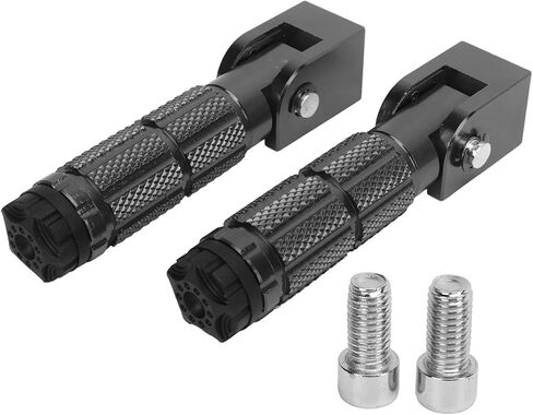 Cs Foot Pegs M8 سبائك الألومنيوم المضادة للانزلاق للدراجات UTV Kart - بديل ل، استبدال، استبدال، أوتاد القدم غير القابلة للانزلاق، مساند، الدراجة (أسود) in Kuwait