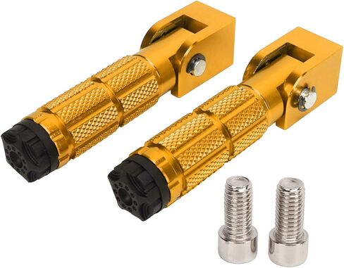 Cs Foot Pegs M8 سبائك الألومنيوم المضادة للانزلاق للدراجات UTV Kart - بديل ل، استبدال، استبدال، أوتاد القدم غير القابلة للانزلاق، مساند، الدراجة (أسود) in Kuwait