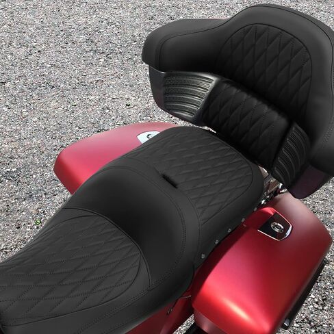 C.C. RIDER Two-up Driver Passenger Seat Fit for Indian Chieftain Dark Horse 2016-2024 Chieftain 2014-2024 in Saudi Arabia