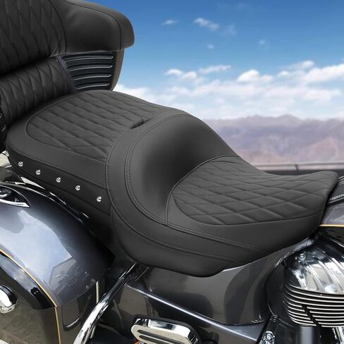 C.C. RIDER Two-up Driver Passenger Seat Fit for Indian Chieftain Dark Horse 2016-2024 Chieftain 2014-2024 in Saudi Arabia