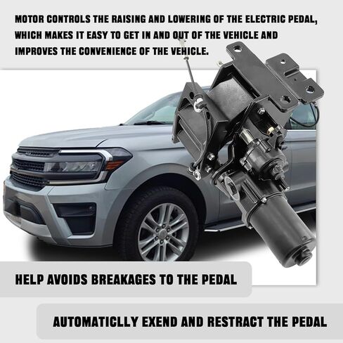 JL1Z16A506J JL1Z16A506D Right Passenger Side Power Running Board Motor Assembly with Bracket Compatible with 2018-2024 Ford Expedition/Lincoln Navigator (for 131.6 inch Long wheelbase SUV) in Kuwait