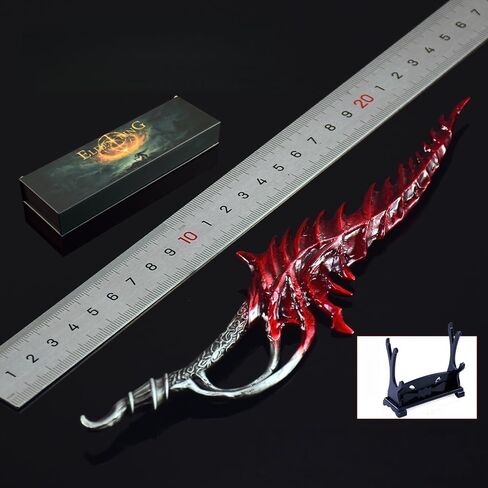 Superbuybox Elden Ring DLC Shadow of Erdtree Reduvia Blood Blade Giftbox Martial Art Knife Dagger Game Collection Party Supplies Desk Decoration w/Display Stand in Saudi Arabia