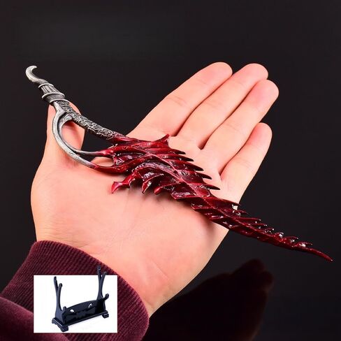 Superbuybox Elden Ring DLC Shadow of Erdtree Reduvia Blood Blade Giftbox Martial Art Knife Dagger Game Collection Party Supplies Desk Decoration w/Display Stand in Saudi Arabia