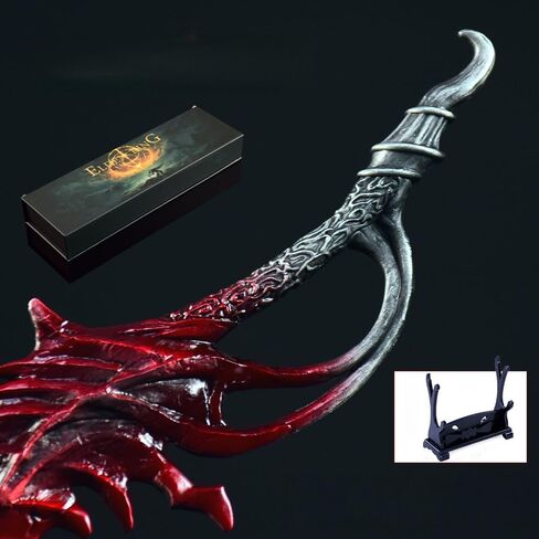 Superbuybox Elden Ring DLC Shadow of Erdtree Reduvia Blood Blade Giftbox Martial Art Knife Dagger Game Collection Party Supplies Desk Decoration w/Display Stand in Saudi Arabia